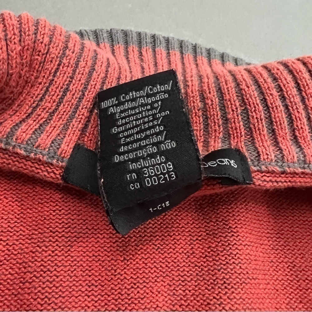 2 Tone Quarter Zip Knit Pullover Sweater - Picture 10 of 10